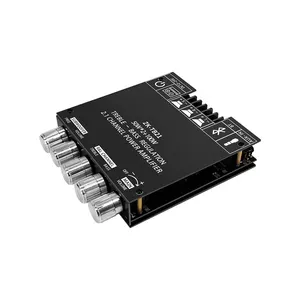 ZK-TB21 Subwoofer amplifier Plate, Bluetooth 5.0, 50W * 2 + 100W 2.1 Channels, Low AMP, TPA3116D2 Audio 6 Main Sales Bluetooth sound amplifier - №6