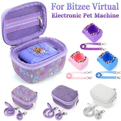 For Bitzee Digital Pet Interactive Virtual Toy EVA/Silicone Carrying Case With Lanyard & Hand Strap Waterproof Portable Bags