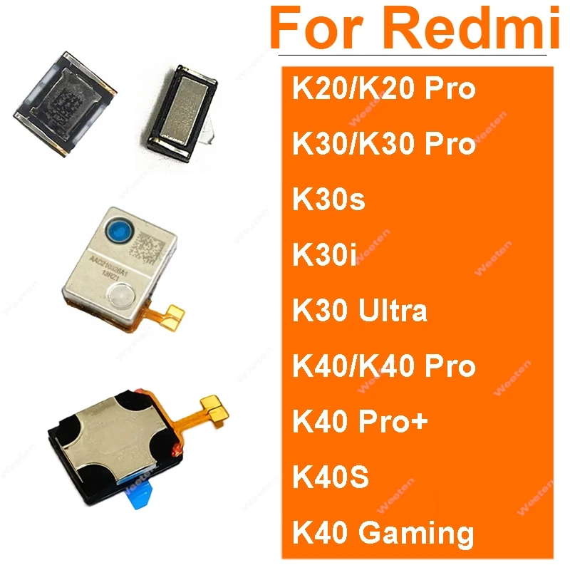 

Built-in Earpiece Top Speaker For Xiaomi Redmi K20 K30 K40 Pro+ Plus Ultra K30i K30S K40s Gaming Ear Speaker Earphone Flex Cable