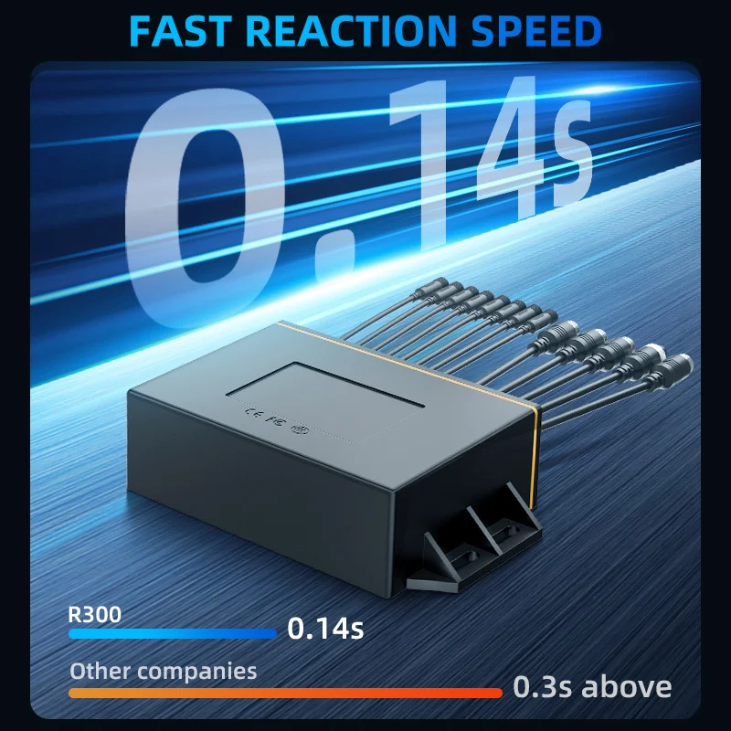 CareDrive IP67 sistema de evitación de obstáculos impermeable Radar de onda ultrasónica para logística flota de vehículos seguridad conducción mo nitoring
