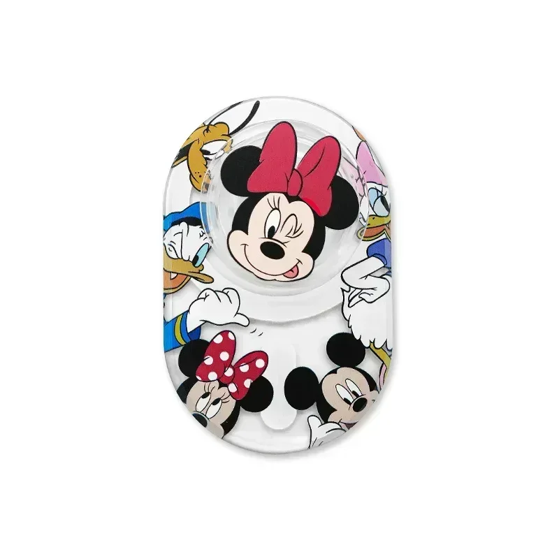 Disney Anime Mickey Mouse MagSafe Phone Stand Cute Cartoon Internet Celebrity Magnetic Phone Airbag Folding Telescopic Paddle