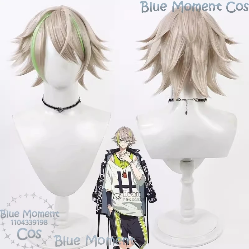 Ryui Shiramitsu Toi Shiramitsu L4mps in 18TRIP Game Cosplay Prop Man Hair Wig Adult Gift Holloween Roleplay Comic Con Customized