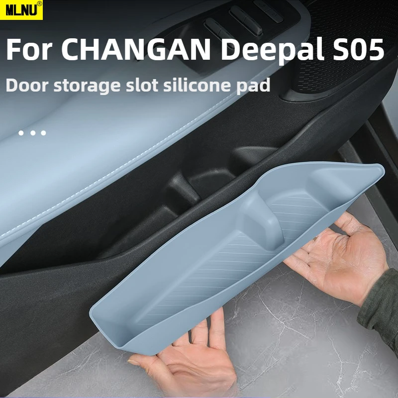 

Door Storage Box Silicone For CHANGAN Deepal S05 Accessories 2026/2025 Anti-Vibration Anti-Noise Protective Organizer 2022-2024
