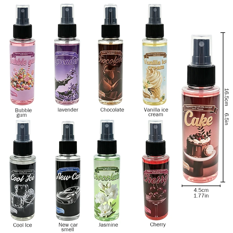 2/5-Pack Fragrance Sprays, 10 Scents to Choose From, for Car, Home & Clothing