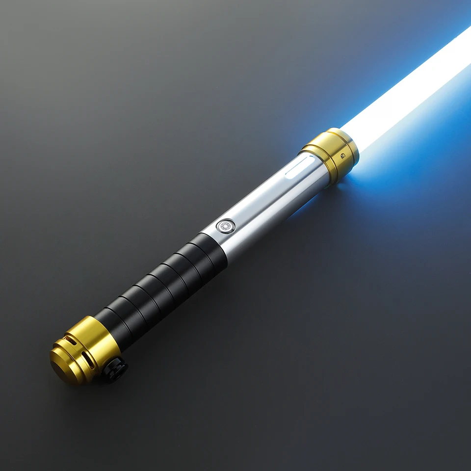 Espada láser de Neopixel, sable láser Jedi con mango de Metal, Control de movimiento, Cosplay, duelo luminoso, juguete