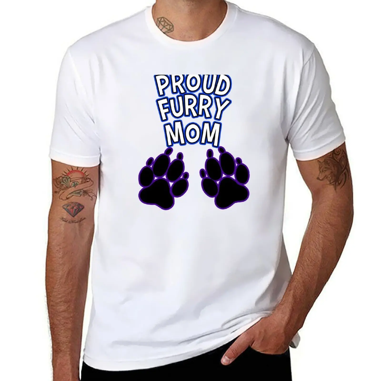 

Proud Furry Mom T-Shirt g man t shirts for men graphic t shirts for man T-Shirt