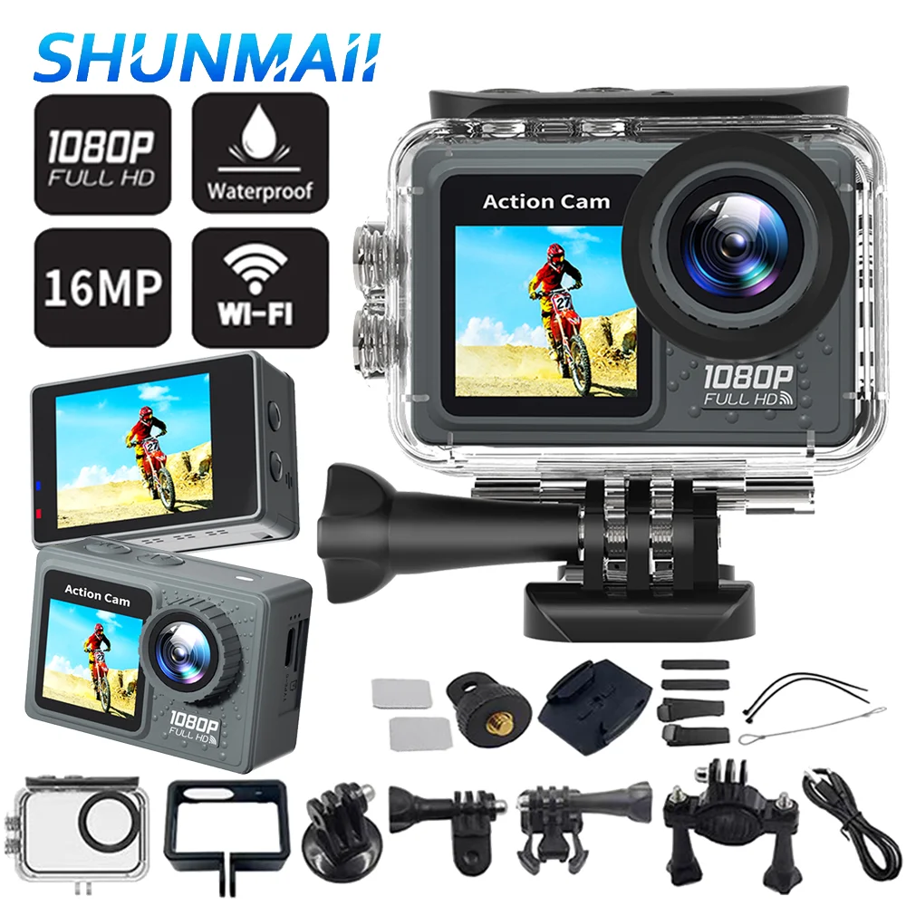 1080P/30FPS WiFi Action Camera 2.0