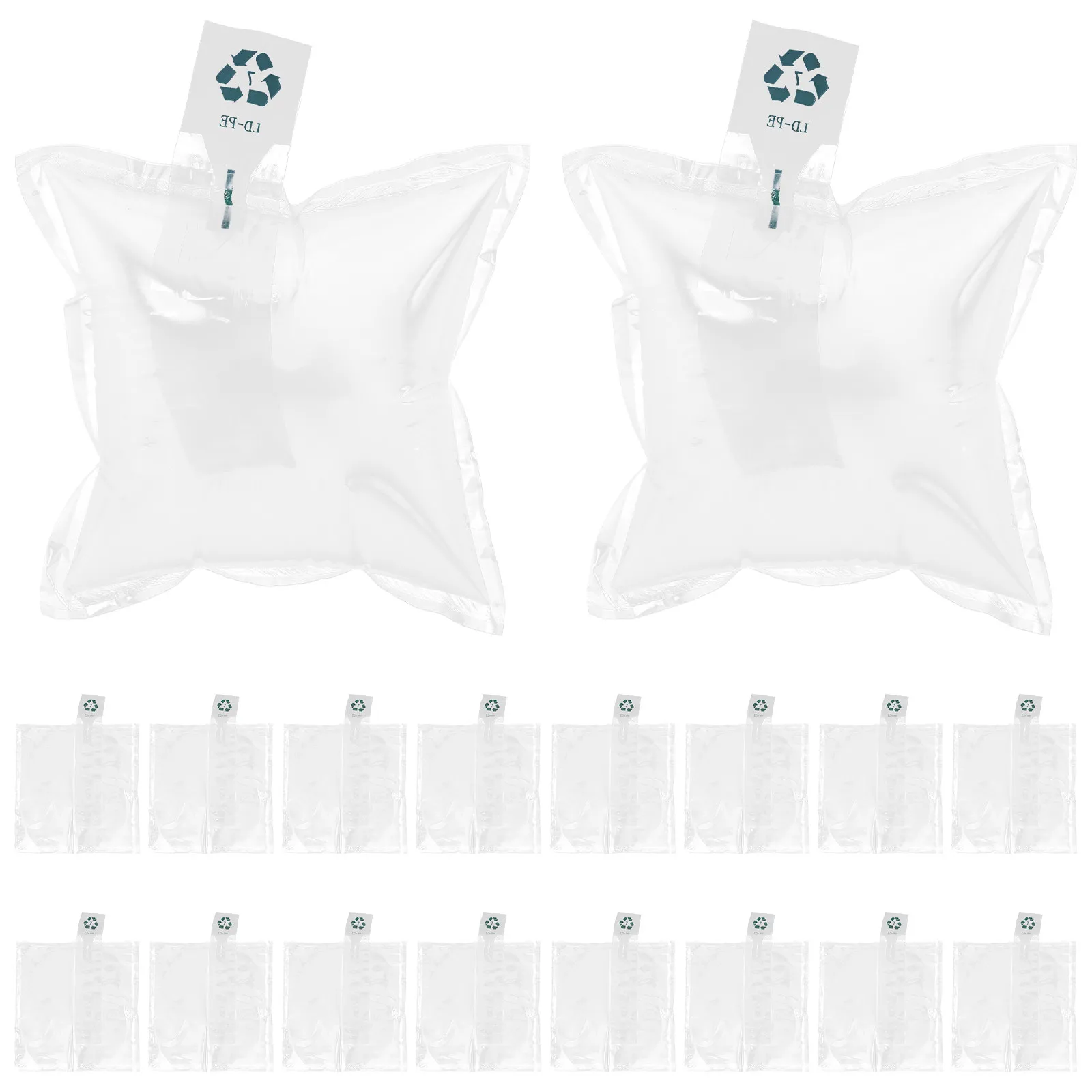 100Pcs Air Packaging Cushions Inflatable Protector Bags Multi-Functional Filler for Shape Retention Air Bags for Packing
