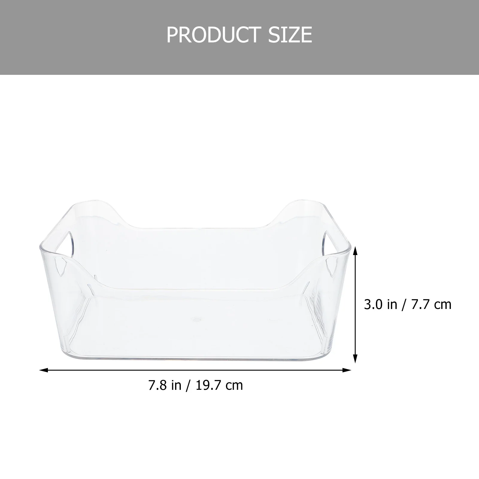 

2Pcs Fridge Organizers Refrigerator Organizer Multi-Use Storage Bins Perfect for Vegetables Fruits Small Storage Bins