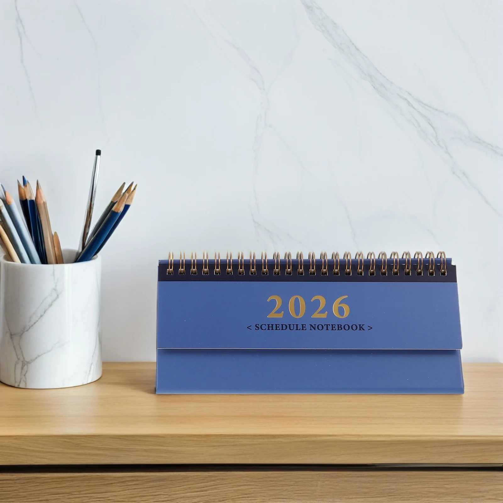 

3pcs Mini Desk Calendar 2026 Simple Office Planner Compact Block Desktop Stand Portable Table Calendar for Small Space Work