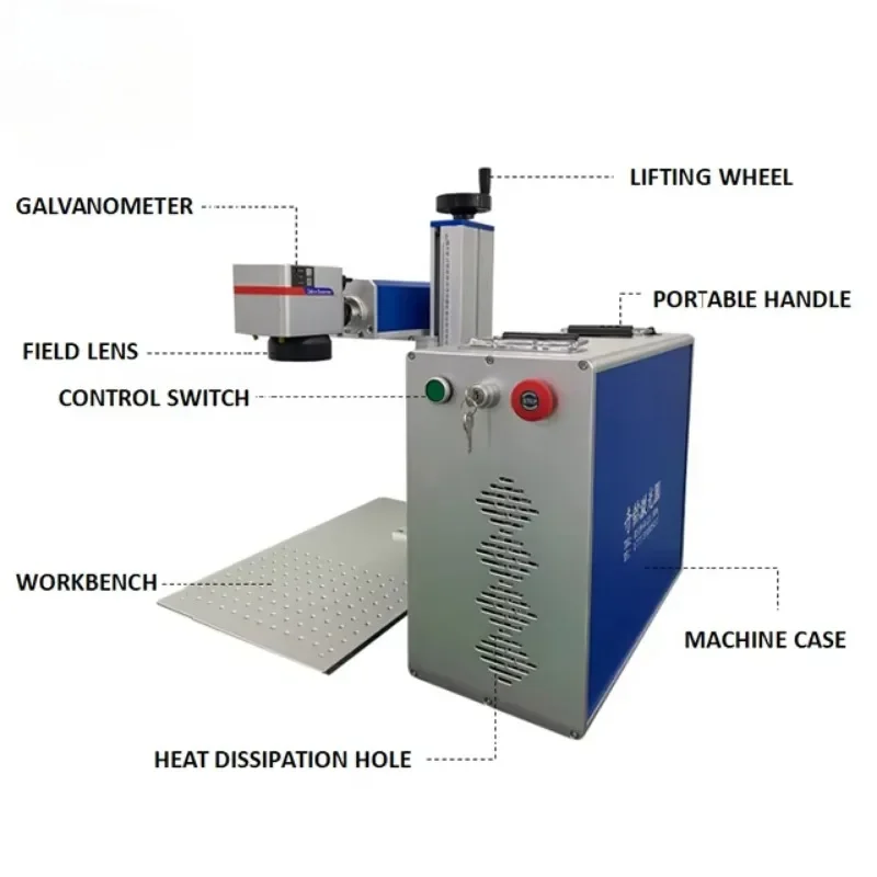 Raycus Mopa M7 20w 30w 50w laser marking machines portable laser marking machine