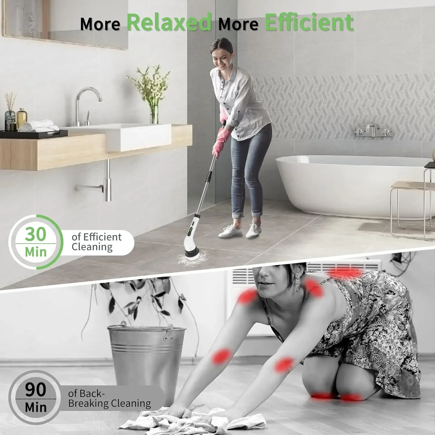 فرشاة تنظيف كهربائية لاسلكية نافذة الحمام المطبخ السيارات متعددة الوظائف آلة التنظيف المنزلية الدوارة