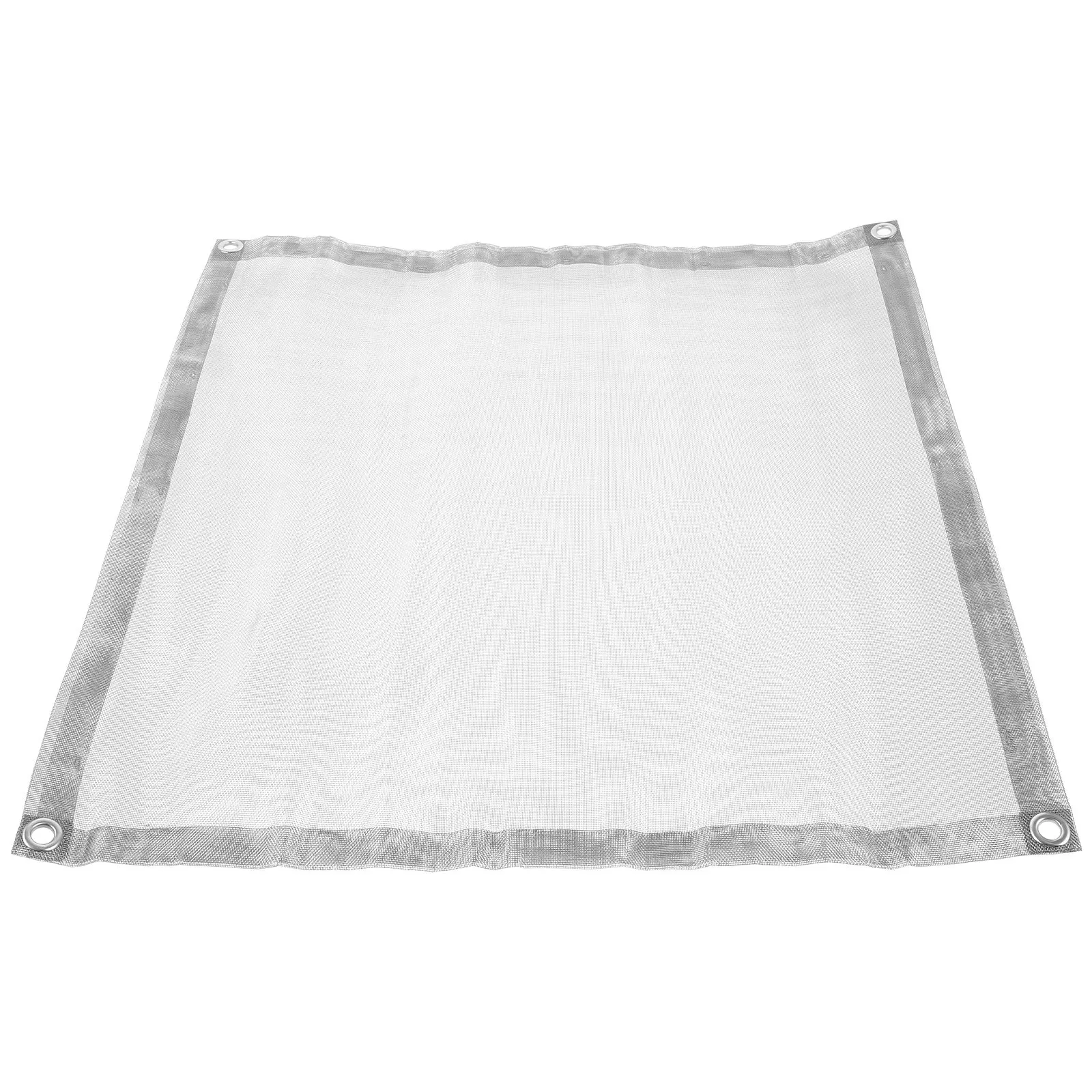 Folding Camping Fire Pit Mesh Mat Stainless Steel Bbq Rack for Outdoor Bonfire Party Charcoal Heating Portable Lightweight Grill