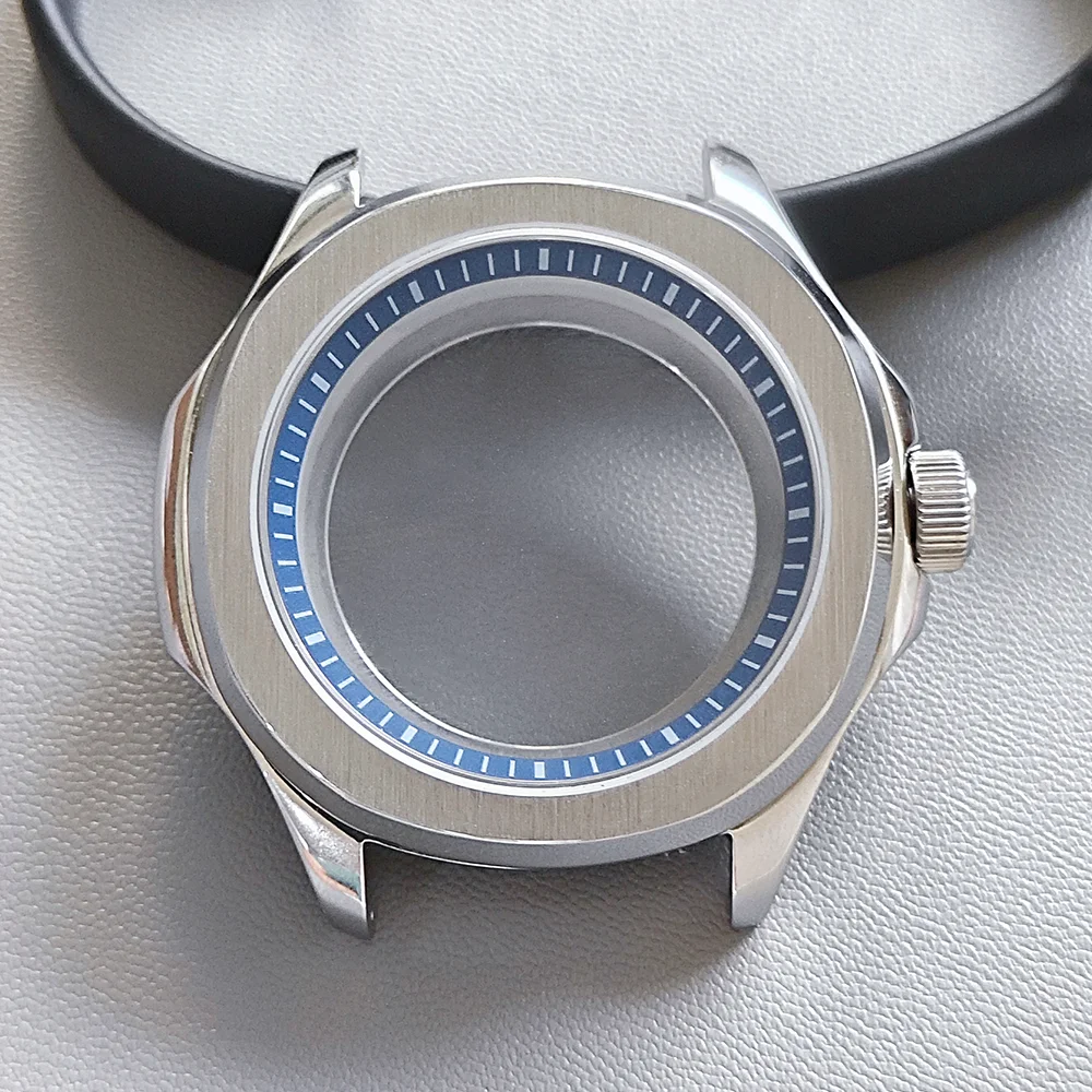 

NH35 Watch Case 39.5mm Stainless Steel And Sapphire Glass Case Fits 28.5mm Dial 20mm Strap For NH35 Movement Watch Accessories