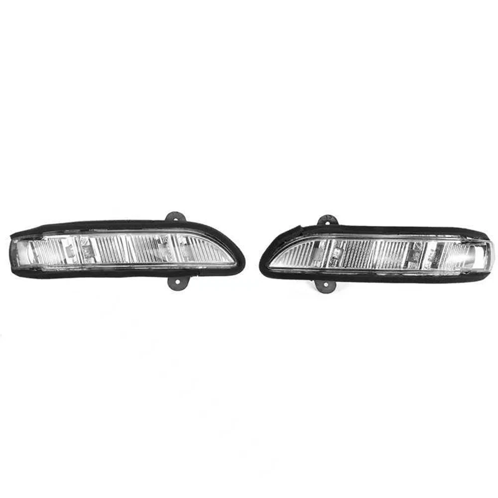 Suitable for Mercedes Benz W211 W221 W216 W219 2007-2011 E320 E350 E550 E63 straight rearview mirror turn signal lights