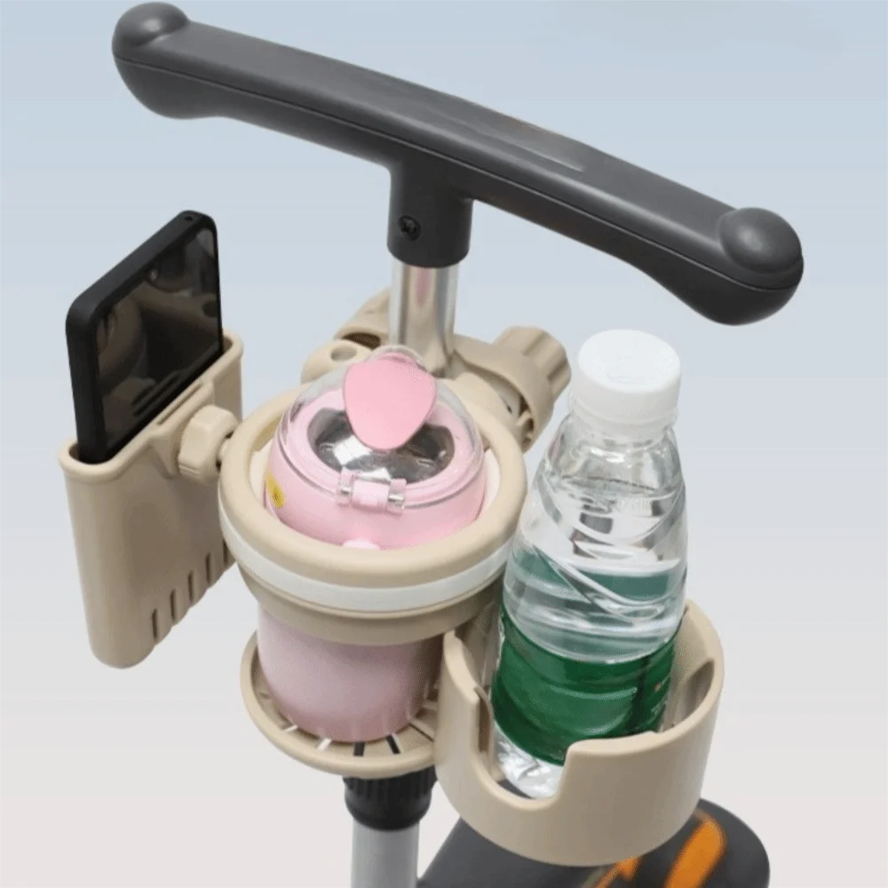 

Large Caliber Baby Stroller Cup Holder Adjustable Easy To Install Kids Cup Stand Anti-slip Rotatable
