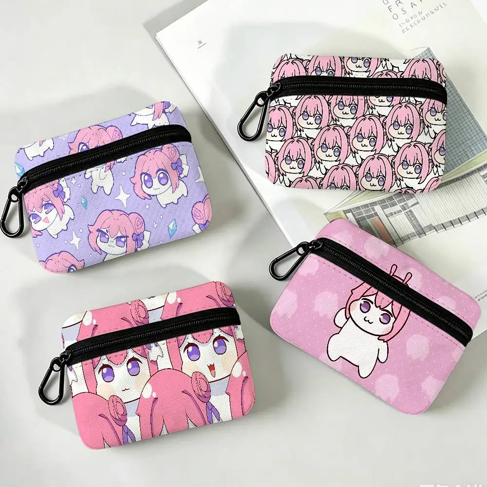 D-Dorothy DORO Cartoon Animation Daily Carry Oxford Fabric Small Coin Purse Multi-use Storage Pouch For Keys Cards Coins