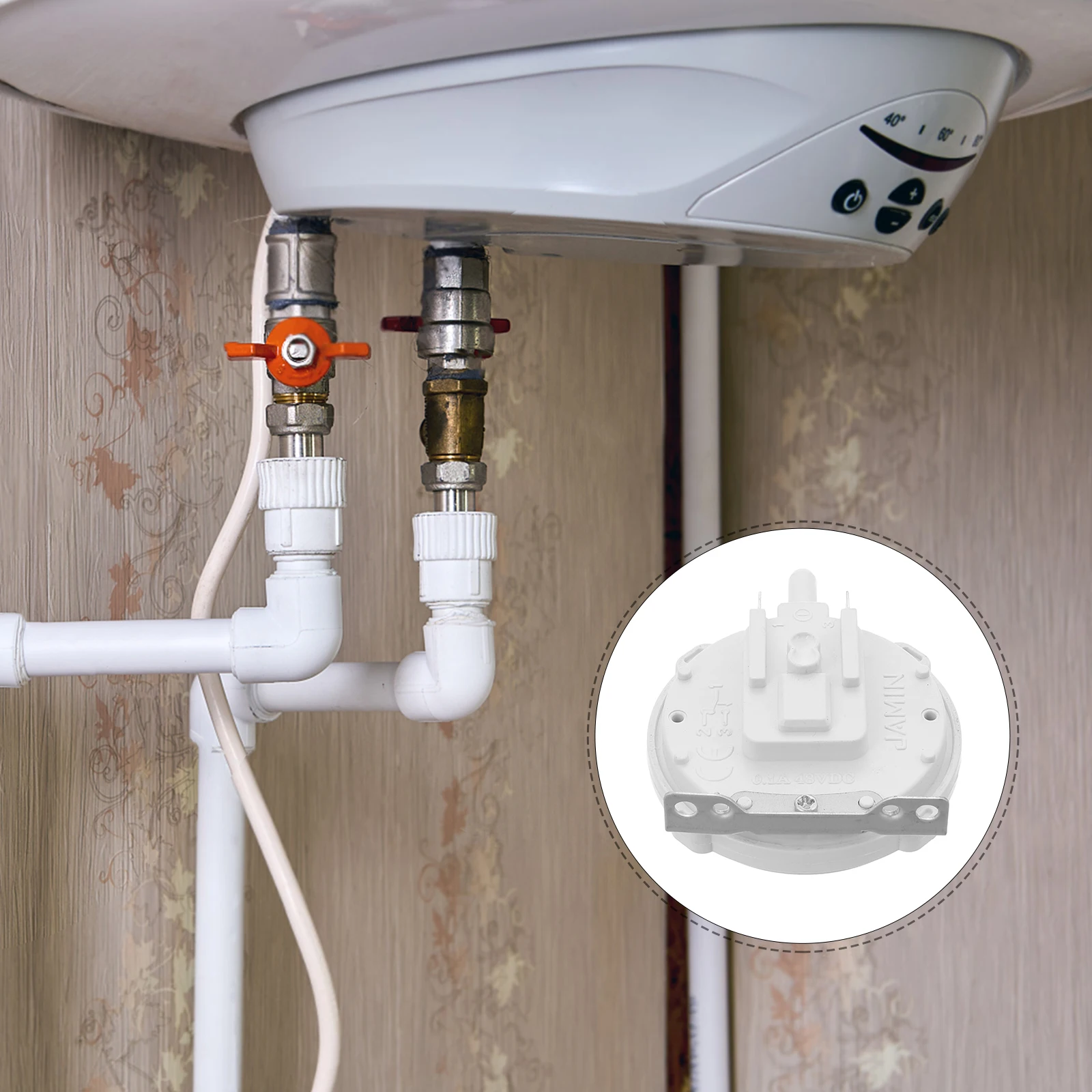 

Water Heater Accessories Air Pressure Switch Wall Hung Boiler Repair Parts Plastic Versatile Efficient Home Use
