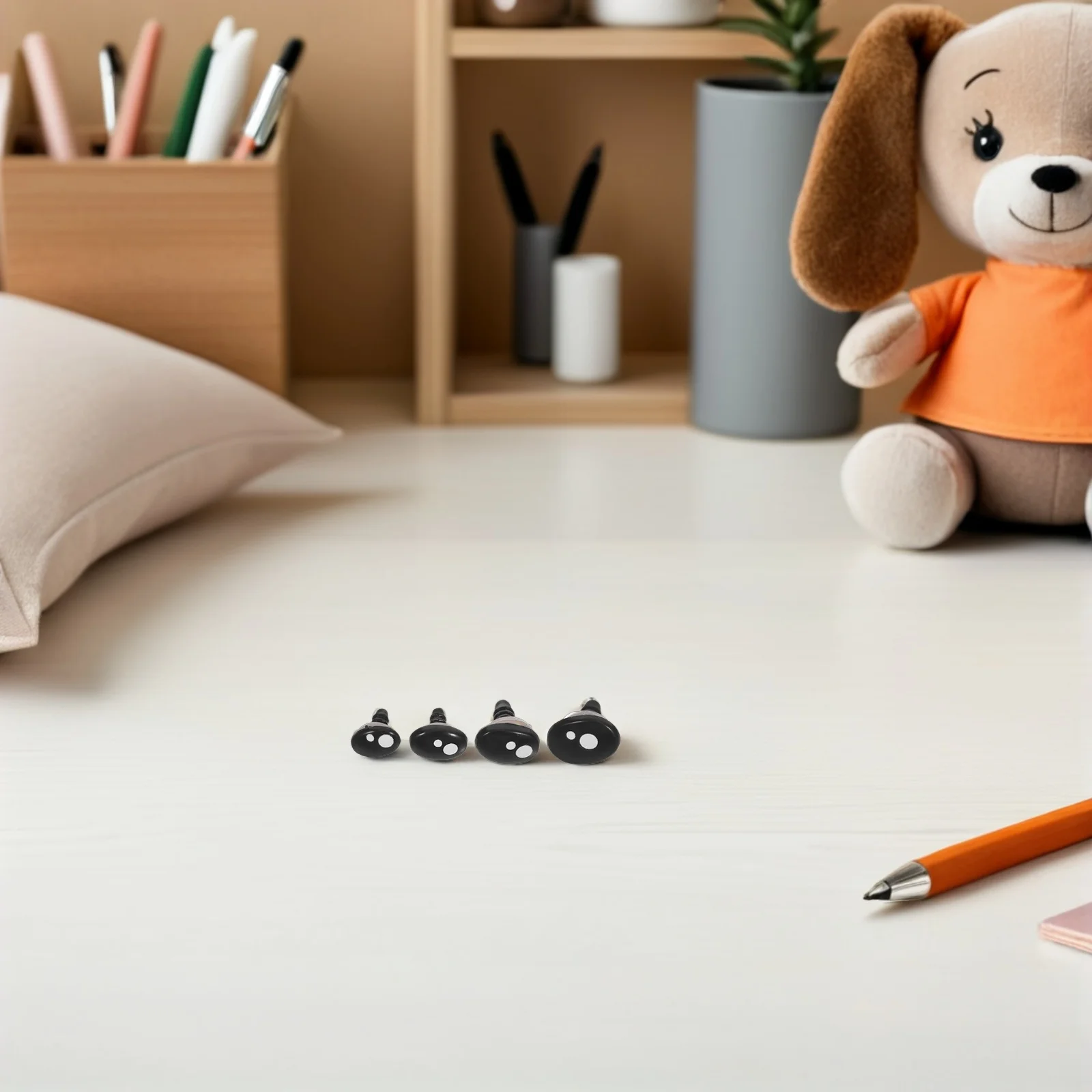 

Eye Accessories Safety Eyes Mini Figurines Bulk Stuffed Animal and Nose Black Plastic Craft DIY Noses