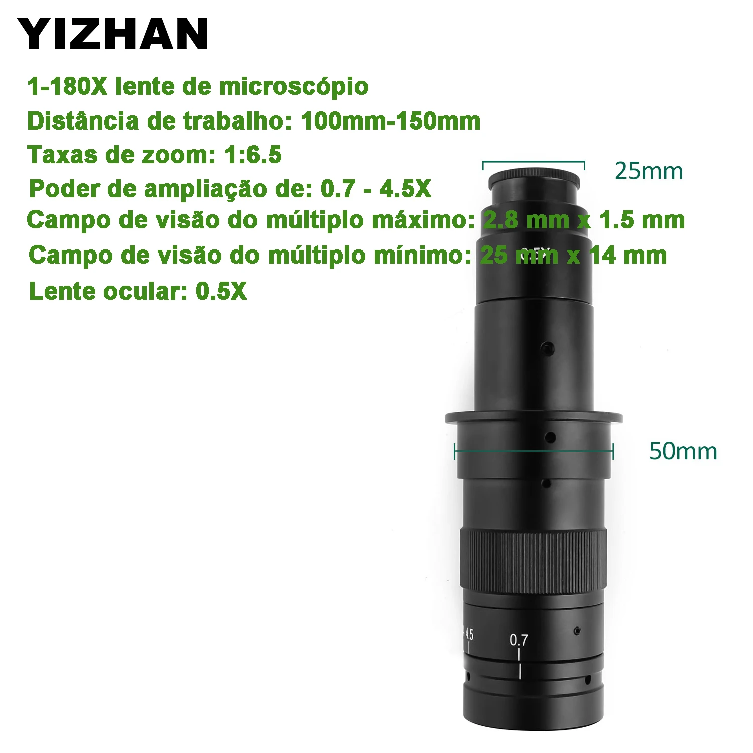 YIZHAN 4K 1080P HD Electronic Microscope HDMI 60PFS USB Microscope Camera Industrial Video Digital Microscope For PCB Soldering