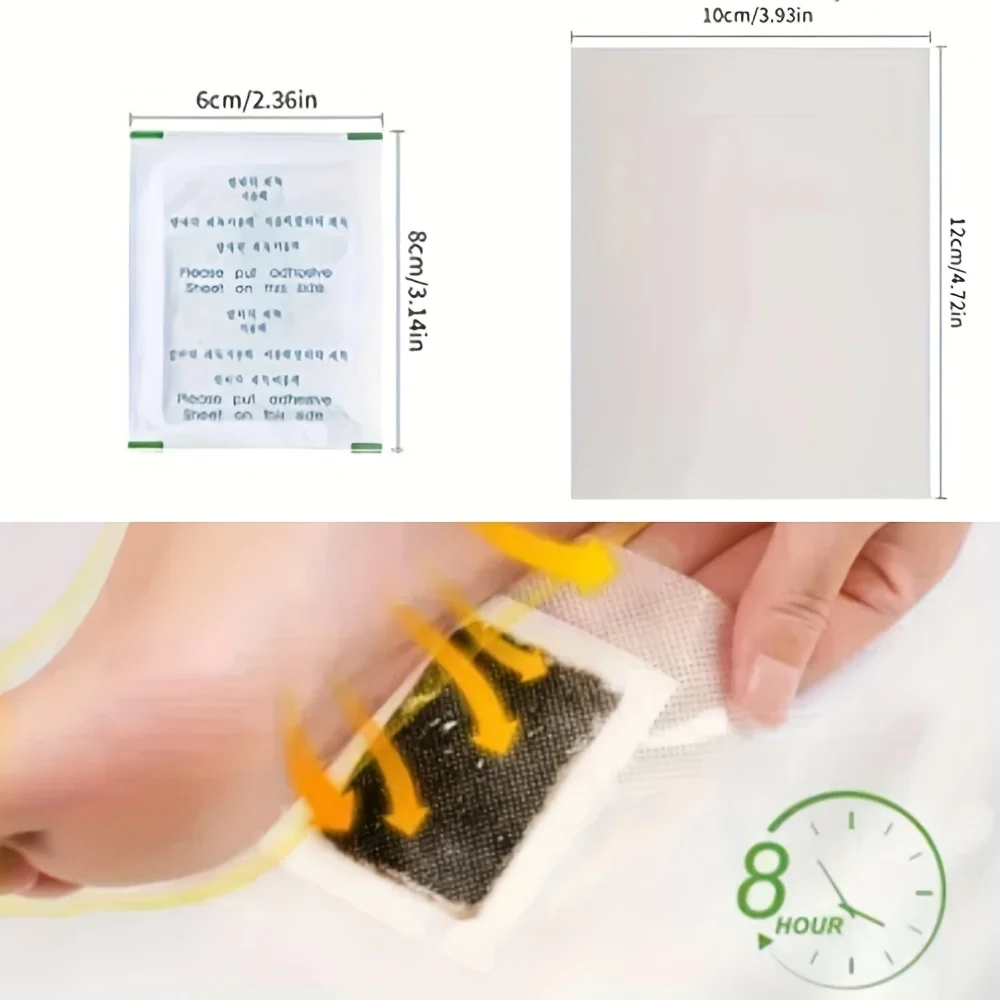 50 cerotti per i piedi con fogli adesivi e 100 maschere per i piedi idratanti usa e getta Set per la cura dei piedi per il trattamento della spa domestica