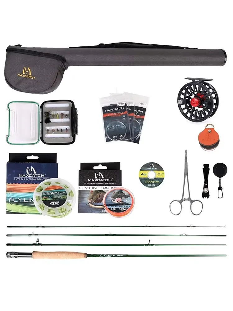 Maximumcatch Maxcatch Premier 8'6''/9' 3-8WT Kompletny zestaw wędki muchowej Combo — zdjęcie 2