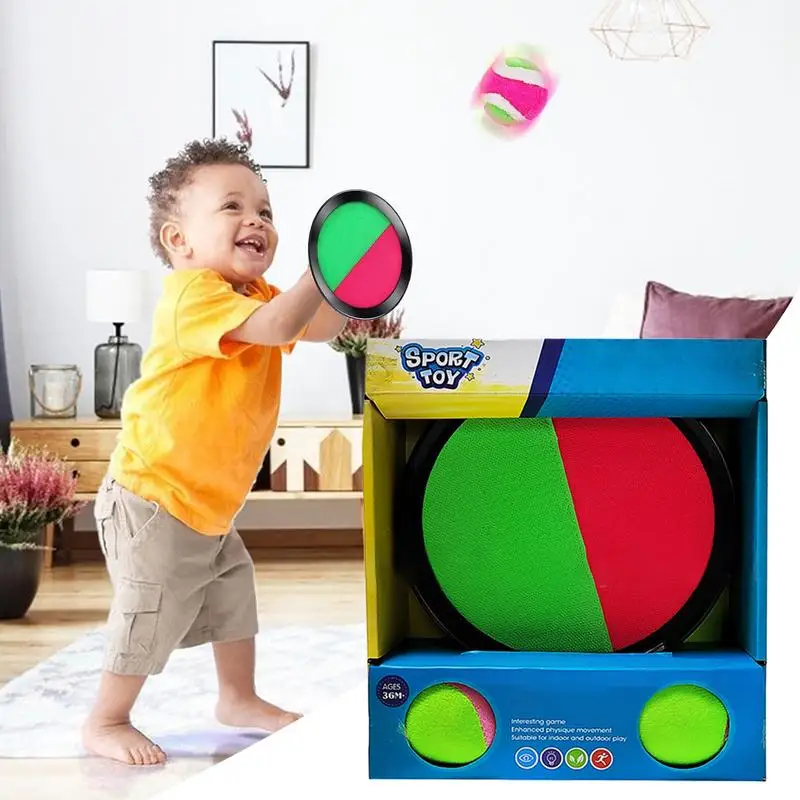 Wurf- und Fangballspiel, Strandspielzeug, klebriges Sportspielzeug, Ausrüstung, Eltern-Kind-Interaktion für Spielaktivitäten, Spielplatz, Hinterhof