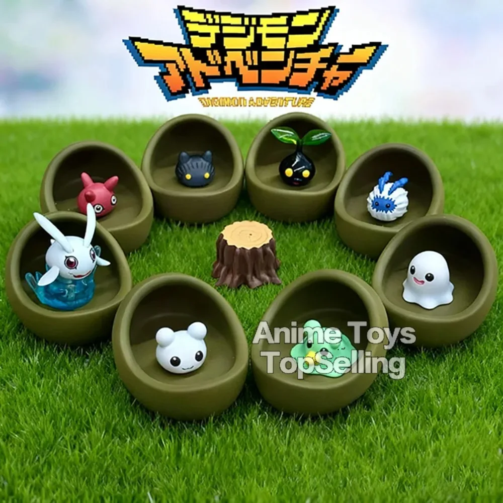 Anime Digimon Adventure Figure Botamon Punimon Pichimon Action Figures Pvc Statue Collection Model Toys Gifts 2-3cm