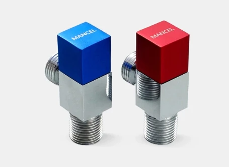 Vidric chrome thick brass bathroom filling valve bathroom accessories plumbing products with red and blue mark