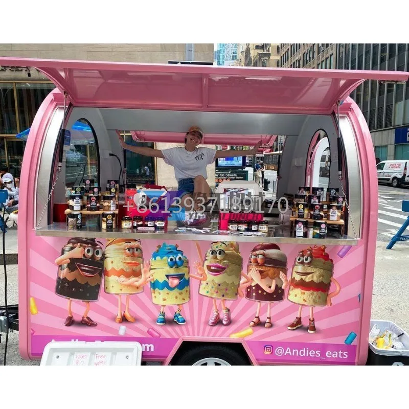 Yugong مخصص سحب بار شاحنة متعددة الوظائف بوتيك متجر عربة متنقلة شارع بيع ملابس الأعمال شاحنة #1