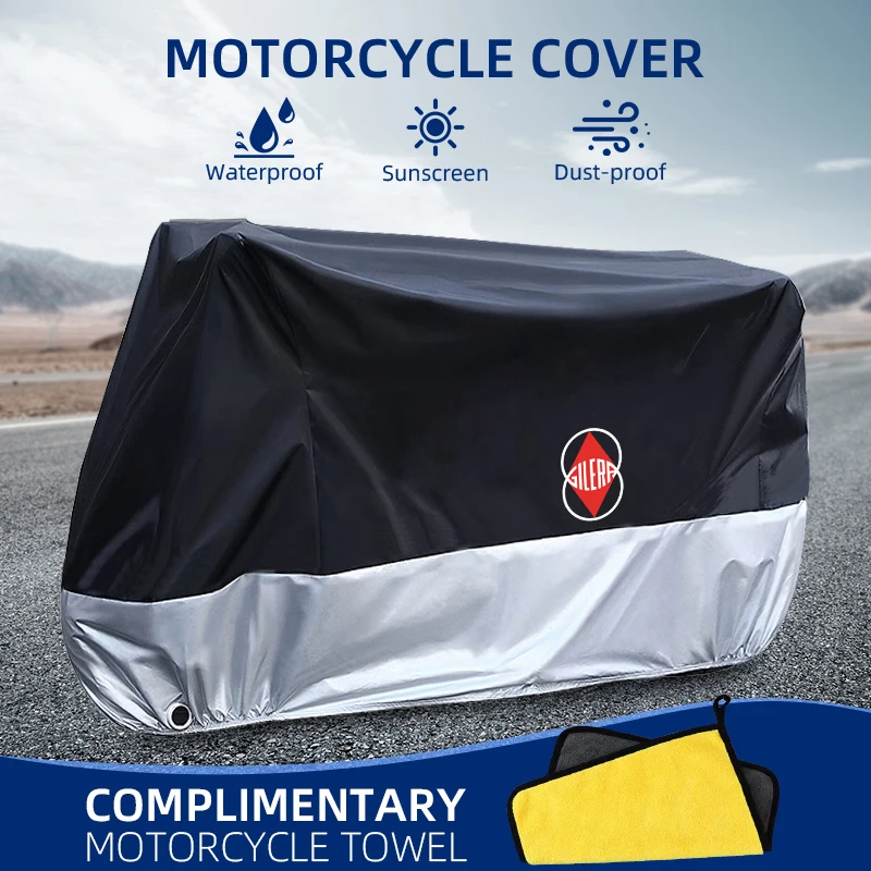 Motorcycle Cover Dustproof UV Protective outdoor Rain Cover for Gilera GP800 Fuoco Nexus 500 Runner 50 125 200