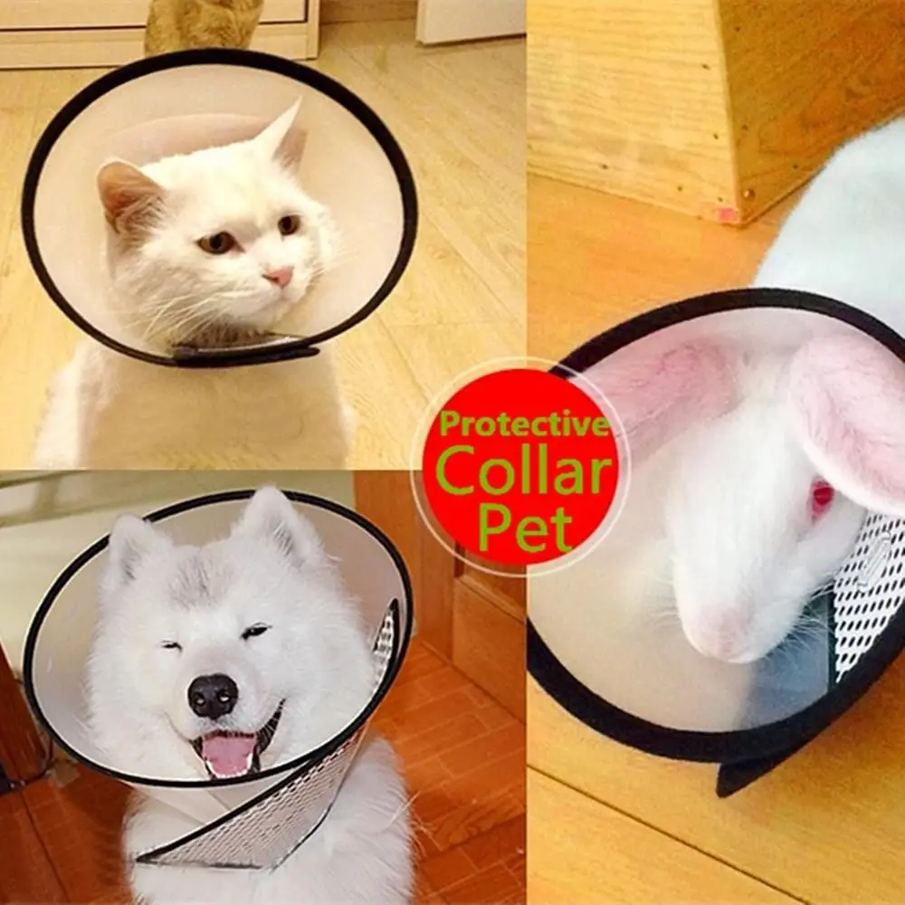 Anti-lick Anti-bite Surgery Wound Healing Protection Cover Pets Protective Collar Elizabethan Collar Neck Cone Recovery