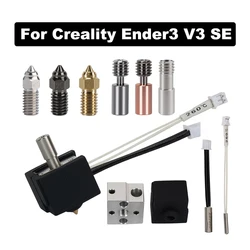 Buse chauffe-chaleur pour imprimante 3D Ender 3 V3 SE 24V40W, thermistance de nuit 1.75mm pour Creality Ender3 V3 SE