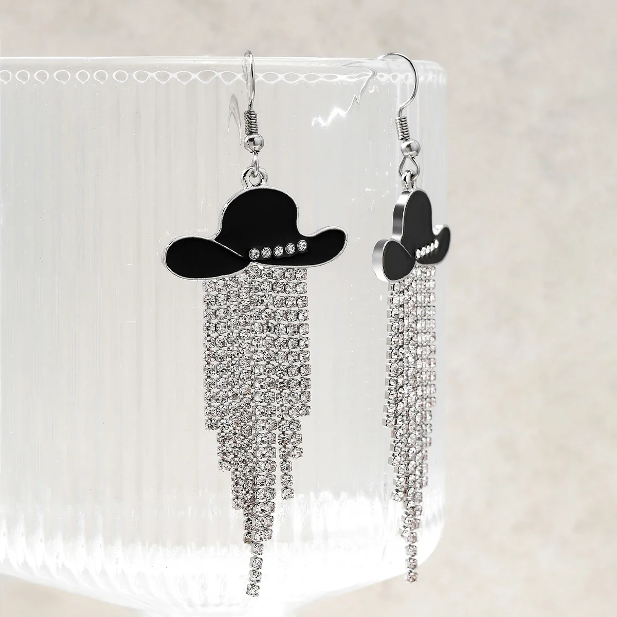 

Harong Cowgirl Cowboy Hat Tassel Earrings for Women Trendy Western Country Earring Jewelry Gifts for Women