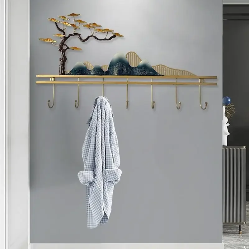 Wall Organizer Storage Coat Racks Clothes Cheap Home Furniture Luxury Hanger Nordic Suit Percheros Furniture Living Room image 2