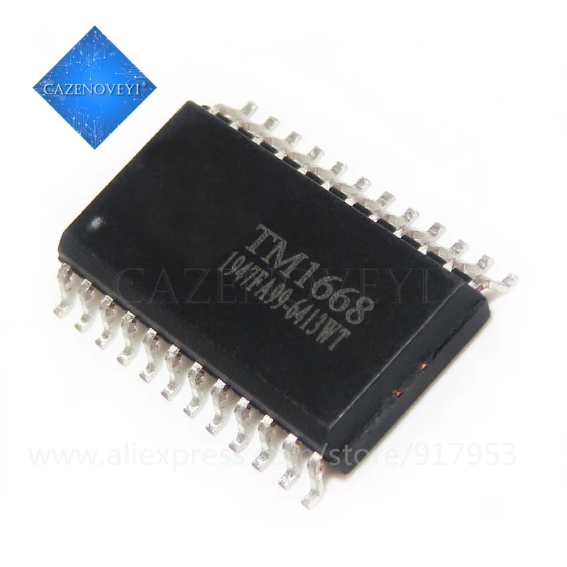 10pcs/lot TM1668 TM1621D SOP-24 New original IC In Stock