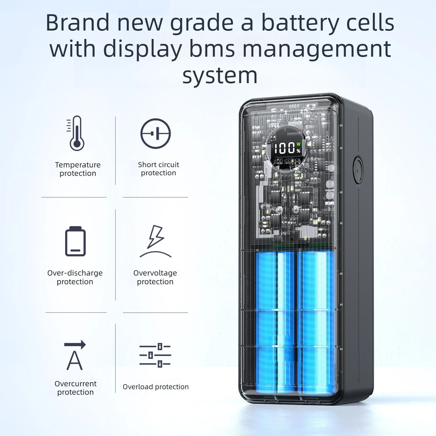 

19V 24V 5V Portable Power Bank 27000mAh PD100W Bidirectional High Capacity Fast Charging Airline Friendly