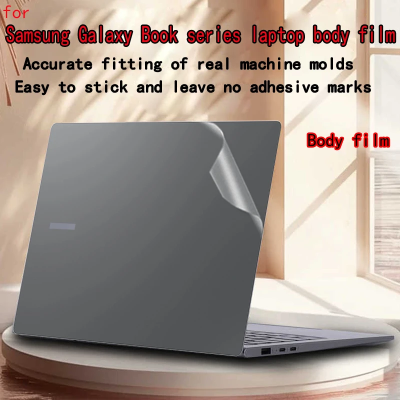 Película protectora para el cuerpo del portátil Samsung Galaxy Book 5/4/3 Pro 360, película protectora para la carcasa del Book5 Pro, película protectora para computadora de 14/15.6/16 pulgadas