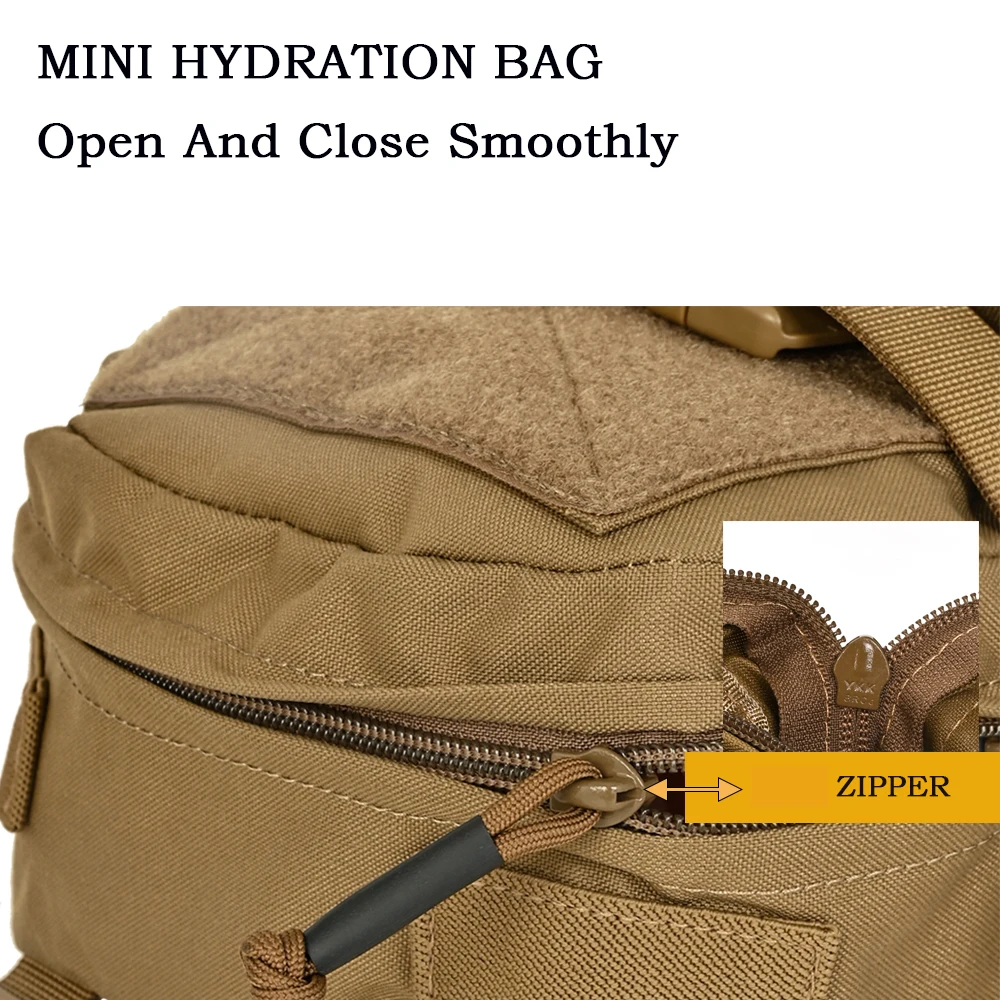 Mini Bolsa de Hidratación con Mochila Táctica - imagen 2