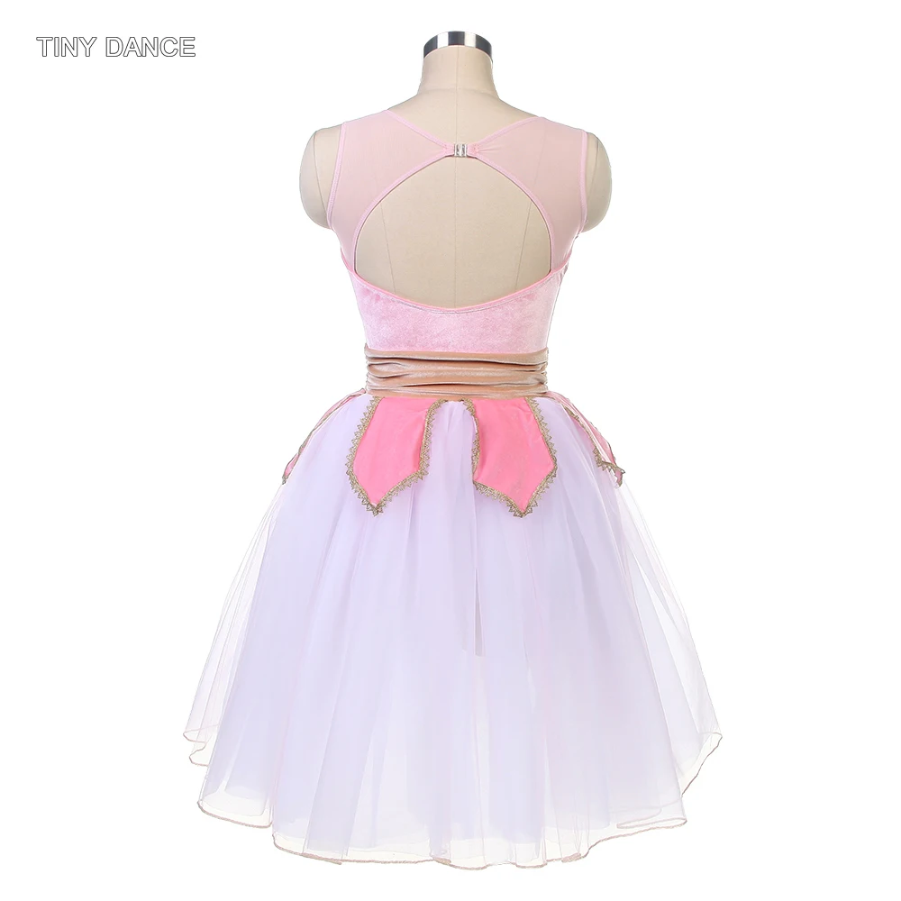 Tutu de danse de Ballet pour enfants et adultes, Costumes de ballerine, robe longue pour filles, vêtements de scène, Tutus romantiques pour femmes, 25012