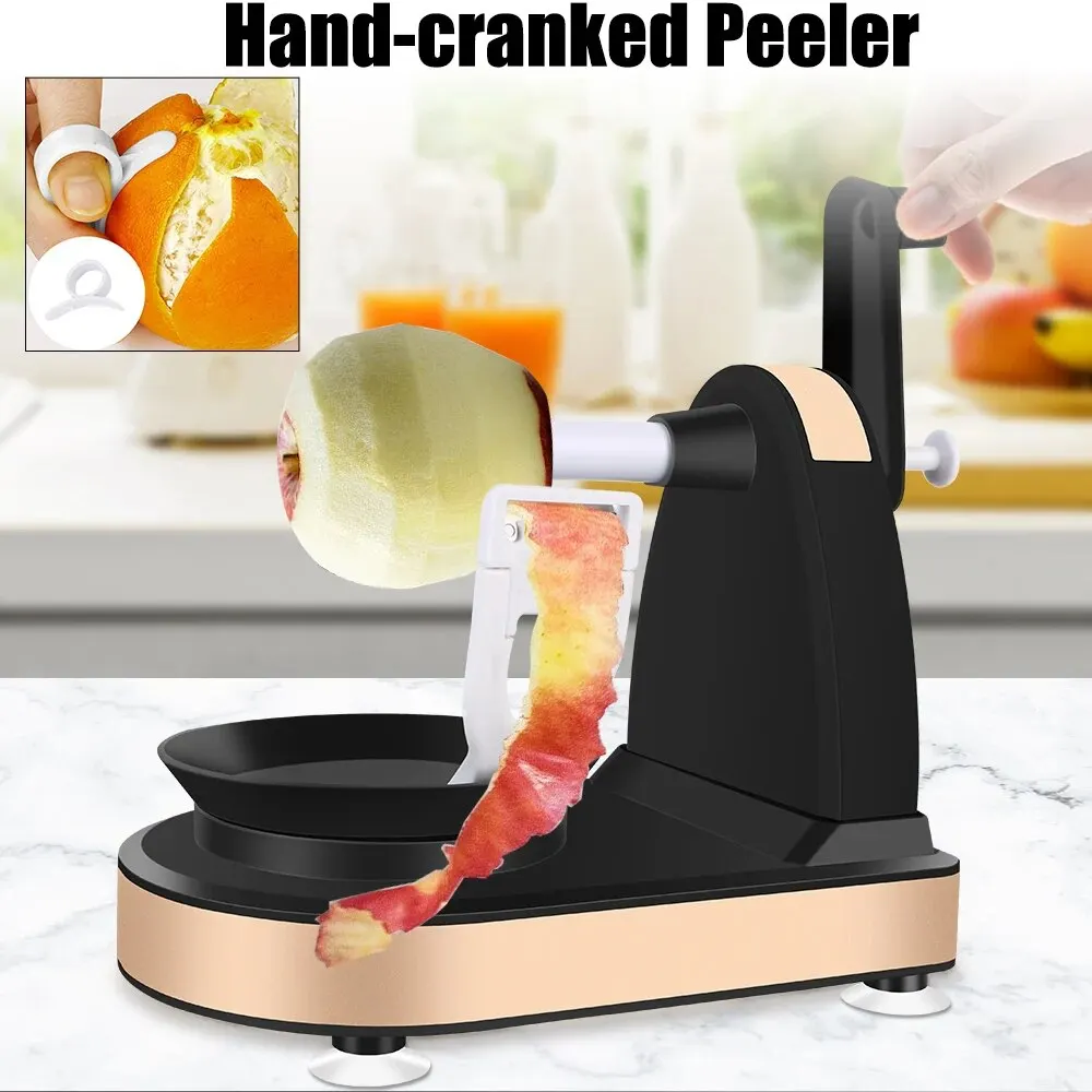 Hand-cranked Fruit Peeling Machine Apple Slicer Potato Peeler Vegetable Cutter Multifunction Kitchen Tool