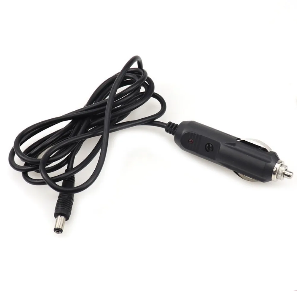 Car Igniter to DC 5.5x2.1mm Power Adapter Cable 12V 24V Output for LED Strip Lighting and Portable Electronics