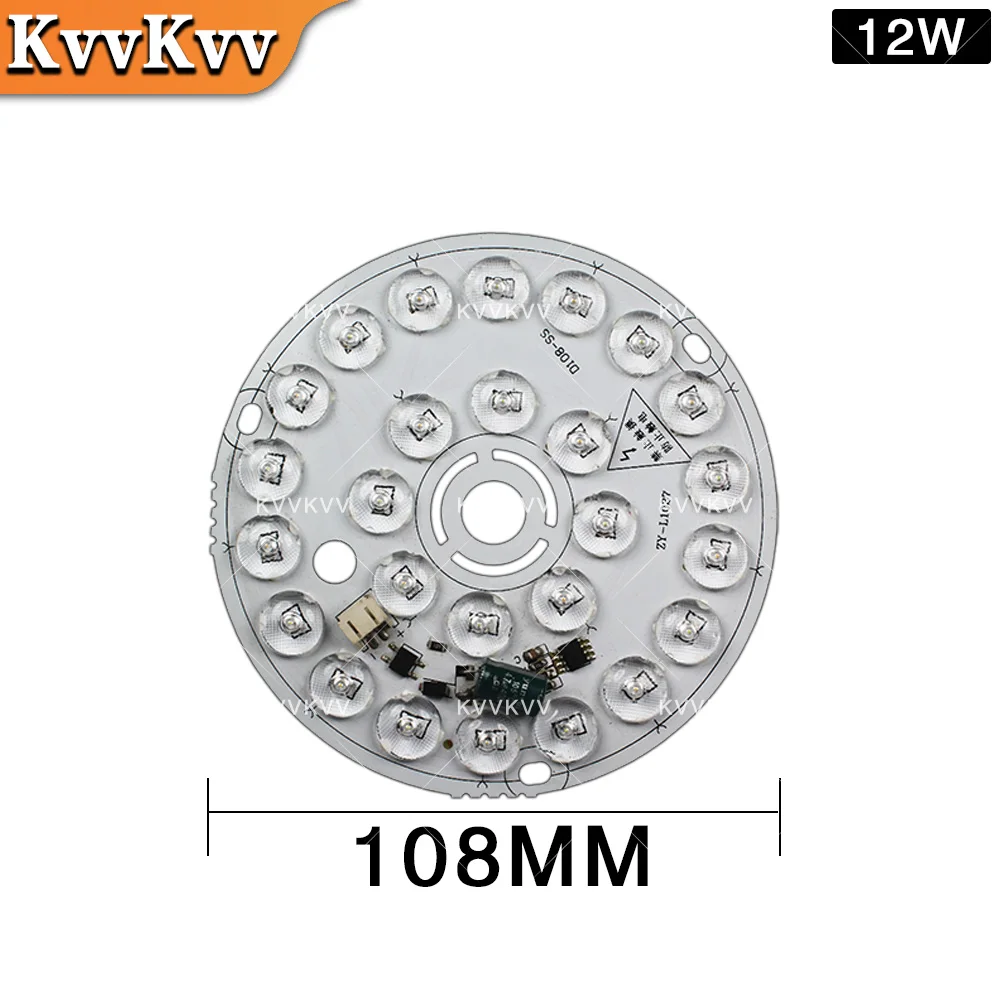 220 فولت LED مصباح لوح ضوء السقف LED 14 واط وحدة مروحة السقف 3 ألوان طقم إضاءة 6 واط 12 واط عكس الضوء استبدال دائري لوحة ذاتية الصنع