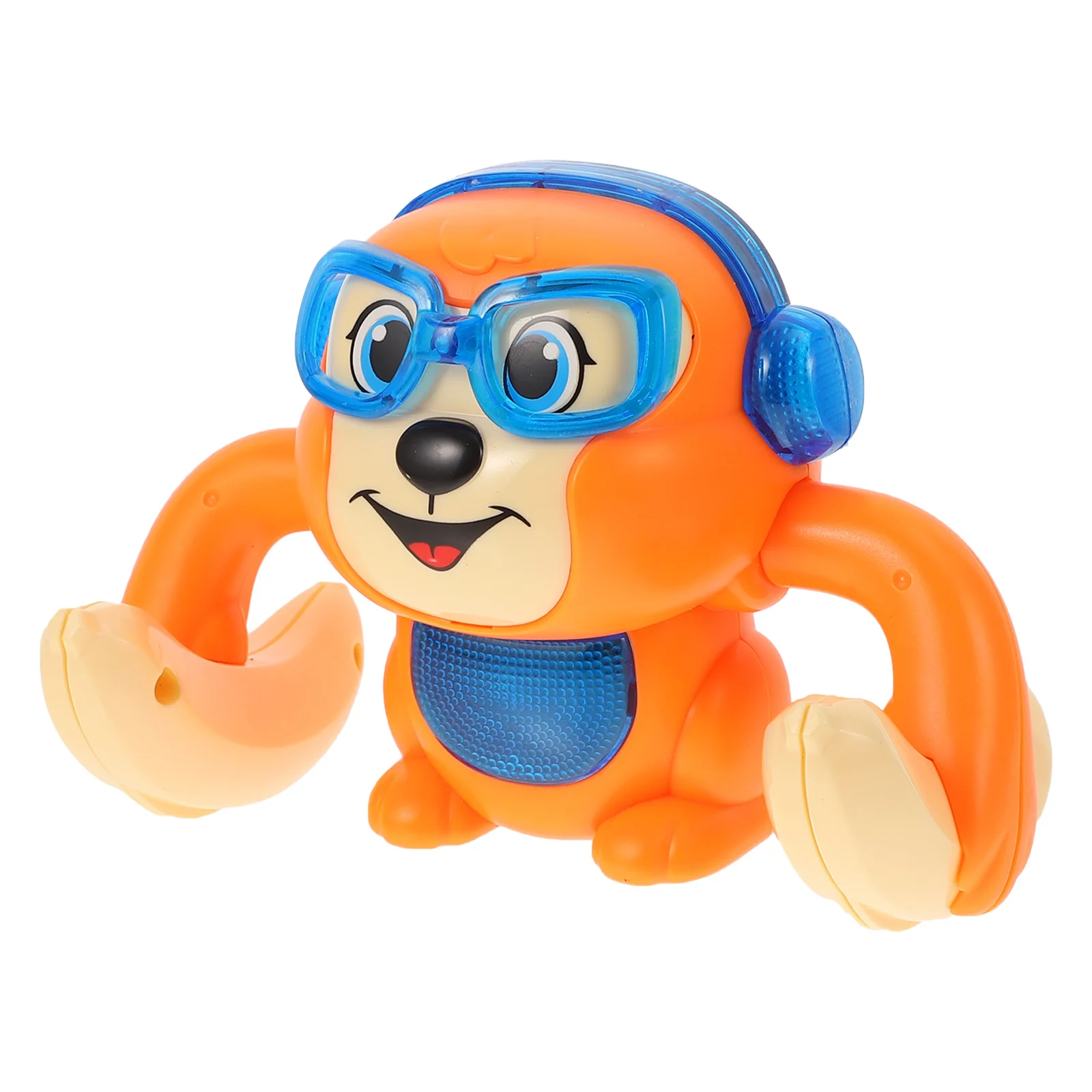 لعبة القرد الكهربائية ذات الألوان الزاهية المتدحرجة والتحكم الصوتي التفاعلي في وقت مبكر لعبة الدماغ الموسيقية التعليمية