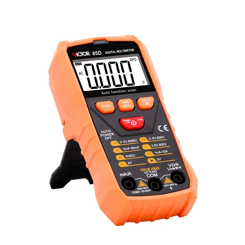 

VICTOR 85D Ture Rms Smart Digital Multimeter Continuity Measurement