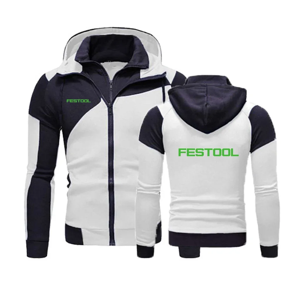 

2024 Spring Autumn Festool Tools Spring Autumn Jacket Men Sweatshirt Hoody Zipper Fashion Long Sleeve Hoodies Harajuku Clothing