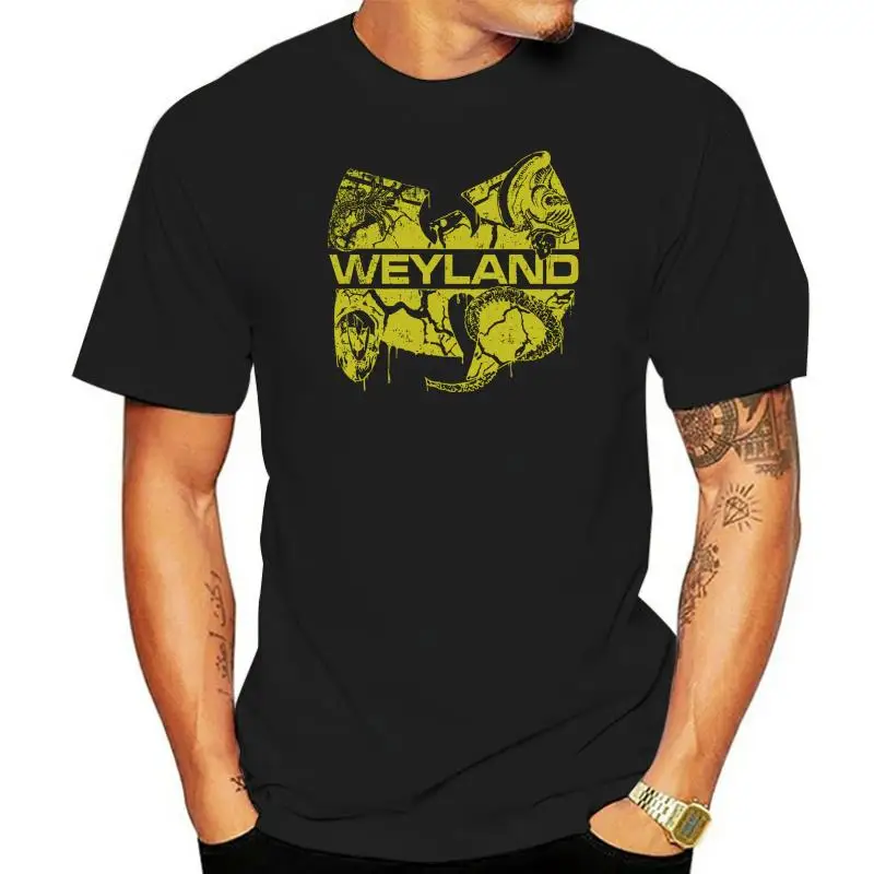 2022 WU WEYLAND T-SHIRT Prometheus USCSS Nostromo Alien  Hip Hop Fun Yutani Logo