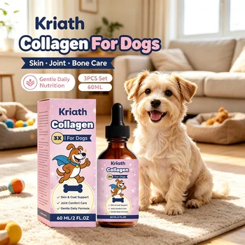 Dog Collagen Liquid Drops Enhance Joint Flexibility Strengthen Bone Improve Skin Condition Mild Daily Dog Nutritional Supplement 1