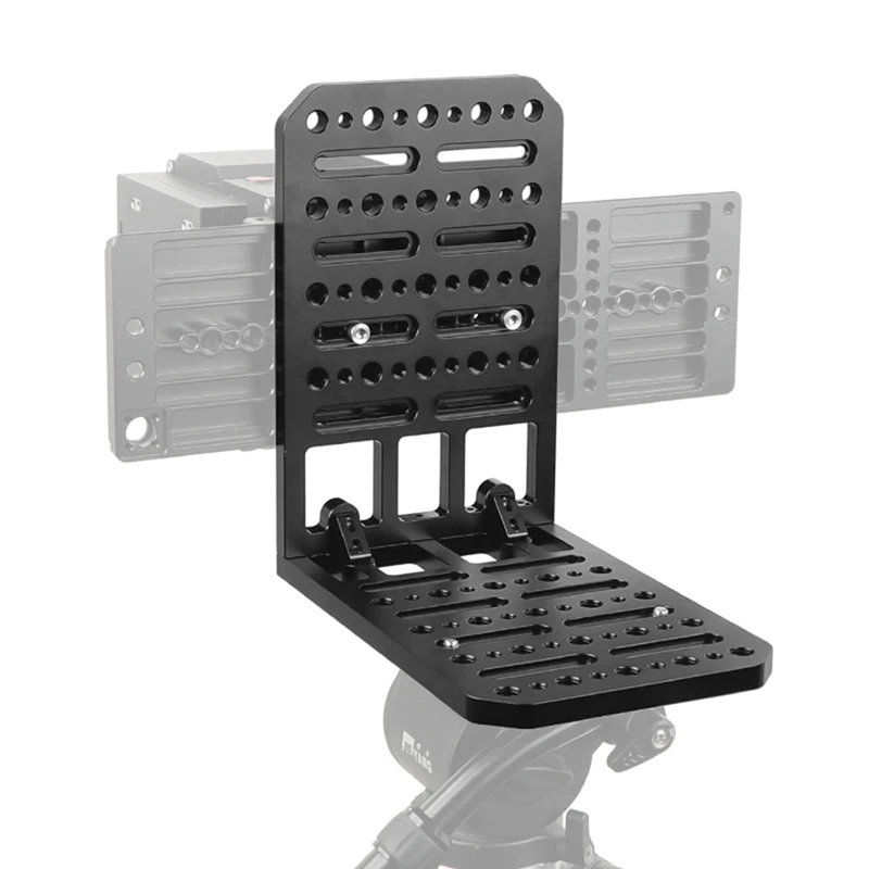 NEW-DIY Cheese Plate L Type Extension Mounting Platform With 1/4Inch & 3/8Inch Thread Holes For Camcorder / ARRI 12Inch