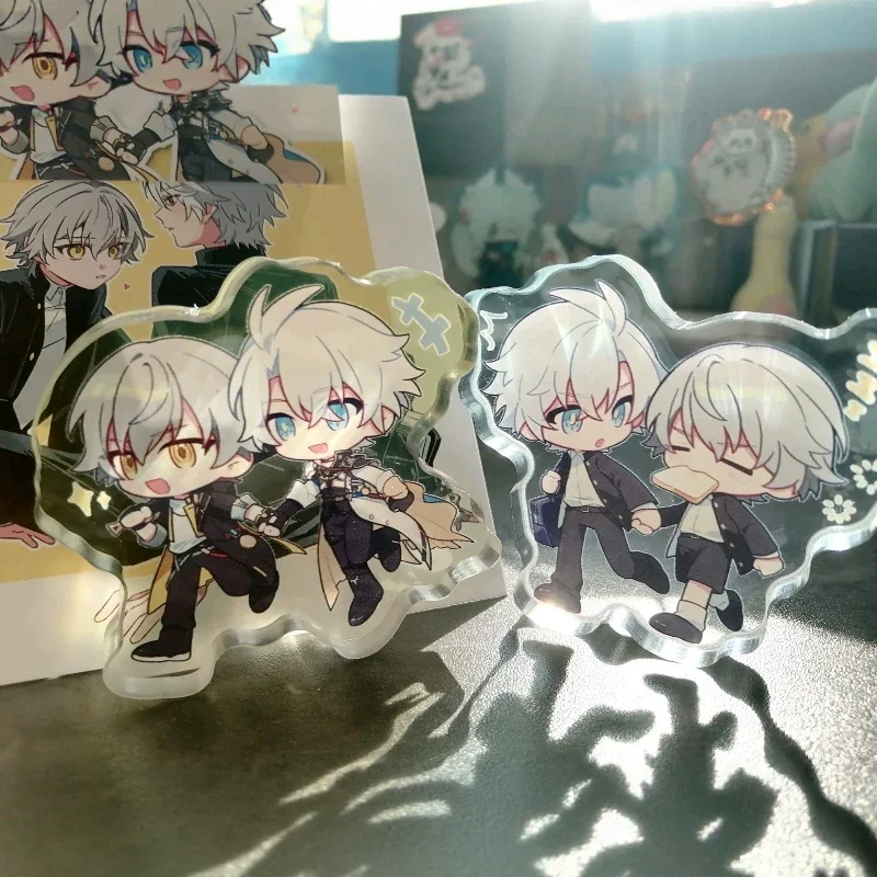 Anime Honkai: Star Rail Fans Works Phainon Traveler Acrylic Figure Stand Model Plate Desk DIY Decor Sign Ornament For Fans Gifts